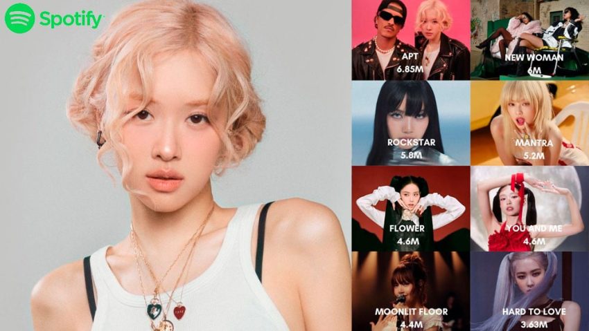 BLACKPINK’ten ROSÉ, “APT” adlı hit şarkısıyla Spotify’da kadın K-Pop solo sanatçısı olarak en büyük çıkışı gerçekleştirdi