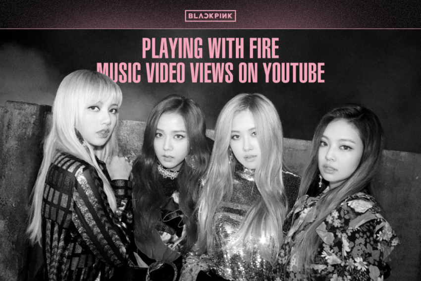 BLACKPINK’in Playing With Fire şarkısı, YouTube’da 900 milyon izlemeyi geçti