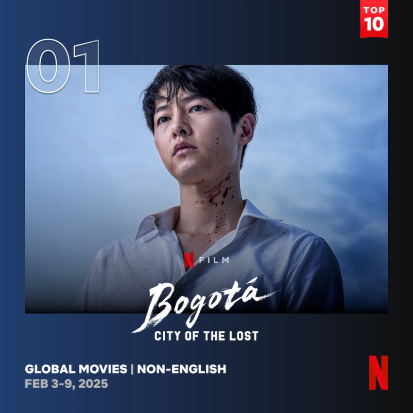 Song Joong Ki’nin filmi ‘Bogota’, Netflix’in yabancı dildeki en çok izlenenler listesinde birinci sıraya yerleşti