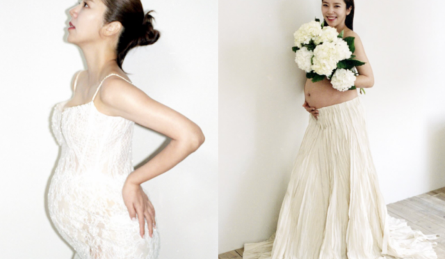 Son Dam Bi, doğum öncesi fotoğraflarını paylaştı