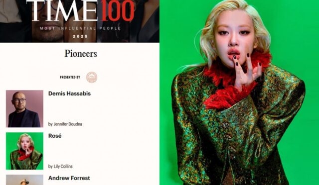 BLACKPINK’ten Rosé, TIME’ın 2025’in En Etkili 100 İnsanı listesine seçildi