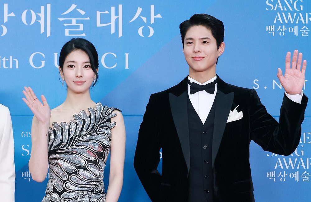 “Prenses ve Prens” — Suzy ve Park Bo Gum’un Baeksang’da Yeniden Bir Araya Gelmesi K-Netizen’ları Mest Etti
