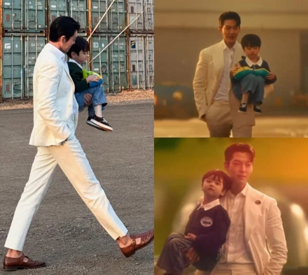 Kim Woo Bin Reklam Çekiminde Tatlı Bir “Babalık Anı”yla Gündem Oldu