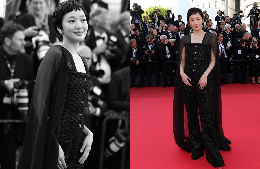 Kim Go Eun Cannes’da Tüm Siyah Görünümüyle Zarafeti Yansıttı