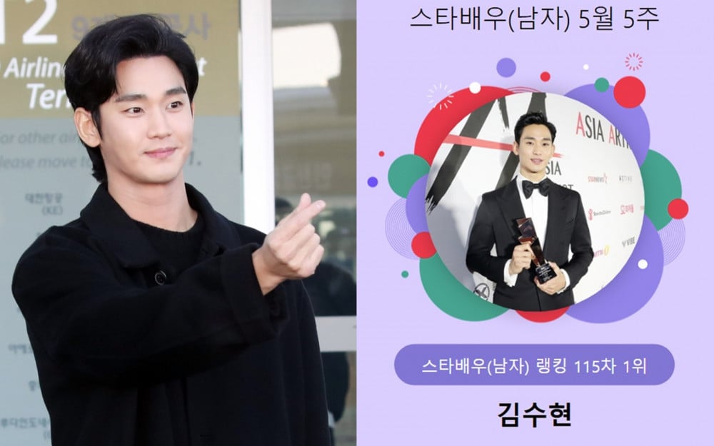 Kim Soo Hyun, Devam Eden Tartışmalara Rağmen Üst Üste Beşinci Hafta da Yıldız Sıralamasında Zirvede