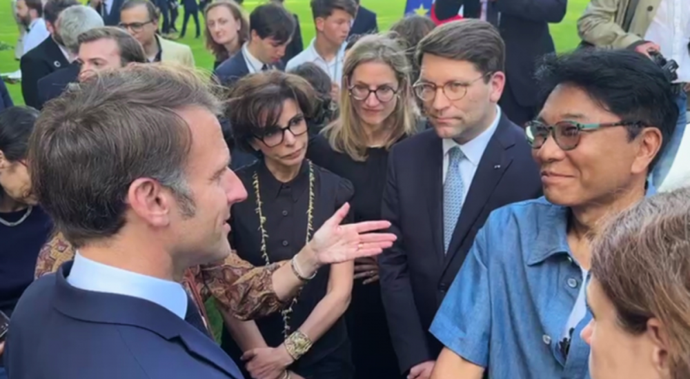 Lee Soo Man, K-pop Ortaklığı İçin Macron ile Bir Araya Geldi
