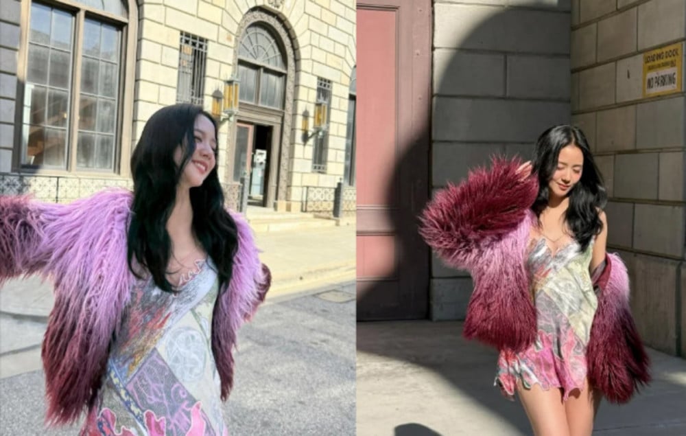 Jisoo, BLACKPINK’in geri dönüş konseri öncesi mor sahte kürküyle büyüledi