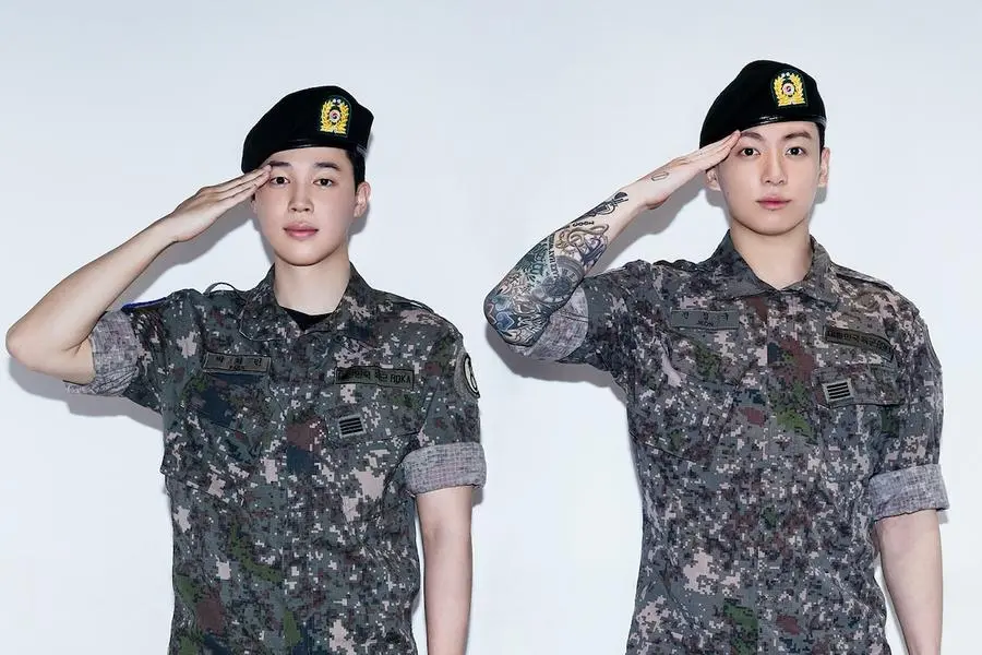BTS’ten Jimin ve Jungkook Askerlikten Terhis Oldu